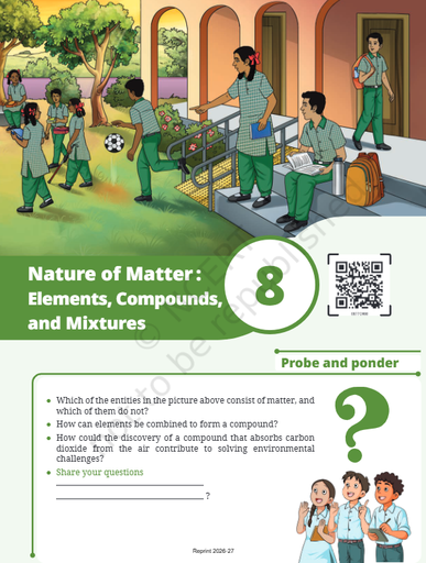 c-8: Nature of Matter: Elements, Compounds and Mixtures