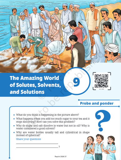 c-9: The Amazing World of Solutes, Solvents and Solutions
